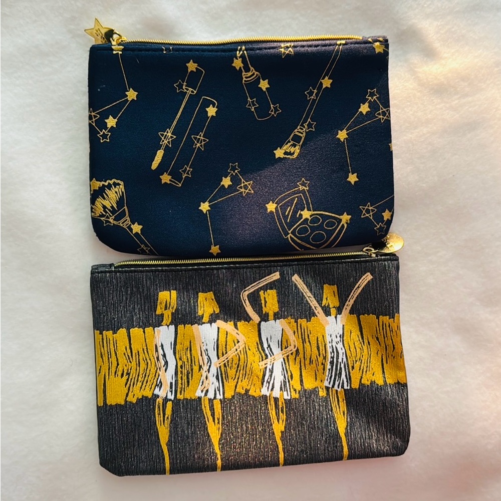 Cosmetic Bags Ipsy September 2016 AND  November 2016 Glam Pouch Bags